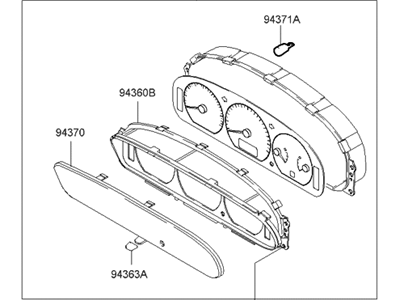 Hyundai XG300 Speedometer - 94004-39000