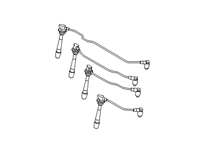Hyundai 27501-23B01 Cable Set-Spark Plug