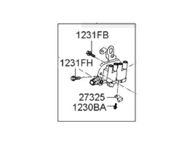 Hyundai Tiburon Ignition Coil - 27301-23510