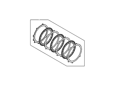 Hyundai 45625-2F010 Disk Set-Under Drive Brake