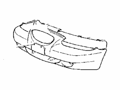 1993 Hyundai Sonata Bumper - 86510-34050