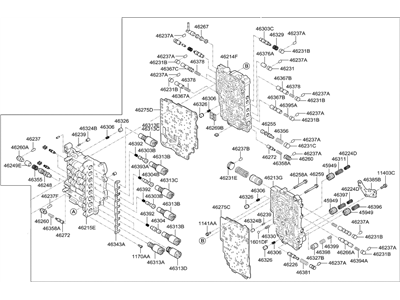 Hyundai 46210-3D100 Body Assembly-Automatic Transmission Valve