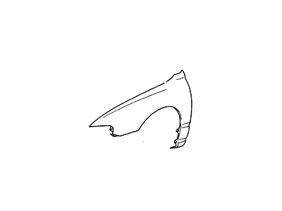 1998 Hyundai Elantra Fender - 66311-29020