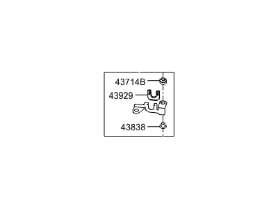 Hyundai 45970-3B050 Bracket-Shift Cable