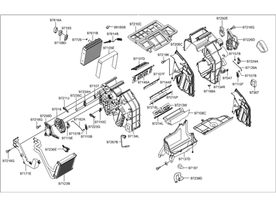 Hyundai 97100-3KM00 Heater & Evaporator Assembly