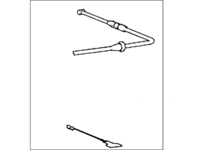 Hyundai Scoupe Fuel Door Release Cable - 81590-23000