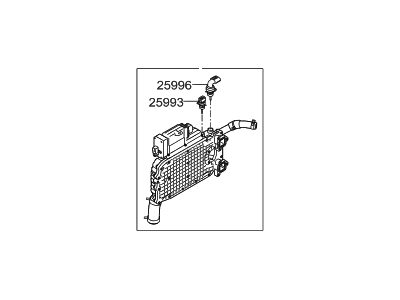 Hyundai 25850-4W000 Cod Heater Assembly