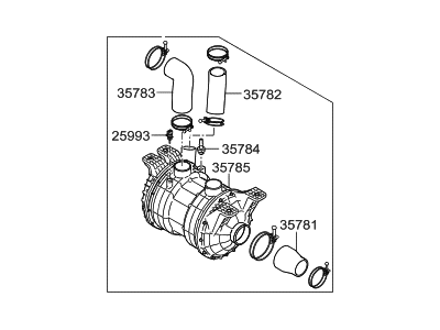 Hyundai 35780-4W000 HUMIDIFIER Assembly-Air