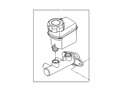 2007 Hyundai Azera Brake Master Cylinder Reservoir - 58510-3K200