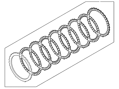 Hyundai 45651-4J110 Disk Set-27 Brake