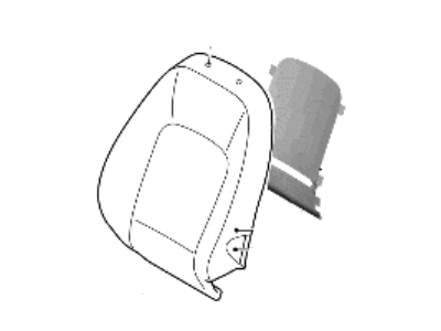 Hyundai 88460-J9000-PUM Covering Assembly-FR Back,RH