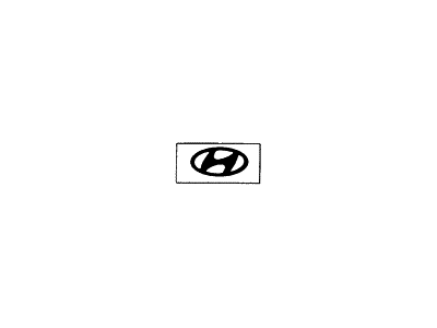 1996 Hyundai Accent Emblem - 86322-22000-KR