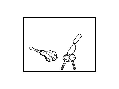 Hyundai 81980-3XC00 Door Key Sub Set,Right
