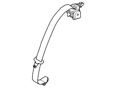 2013 Hyundai Sonata Hybrid Seat Belt - 89850-4R500-RY