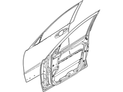 Hyundai 76004-0W010 Panel Assembly-Front Door,RH