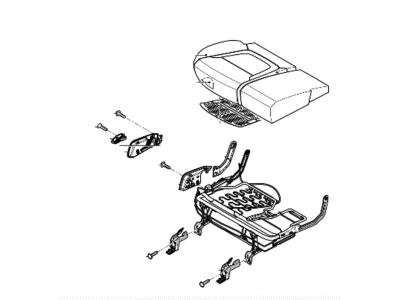 Hyundai 89200-N9010-KIF Cushion Assembly-RR Seat,RH