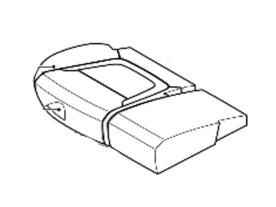 Hyundai 89250-N9010 Pad Assembly-Rear Seat Cushion,RH