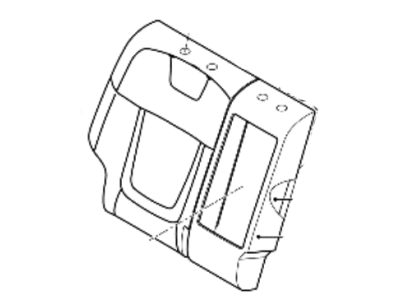 Hyundai 89460-N9310-KIE Covering-RR Seat Back,RH