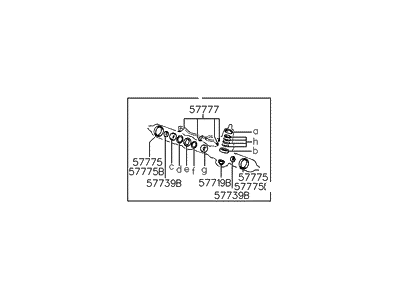 Hyundai Excel Power Steering Gear Seal - 57790-24A00