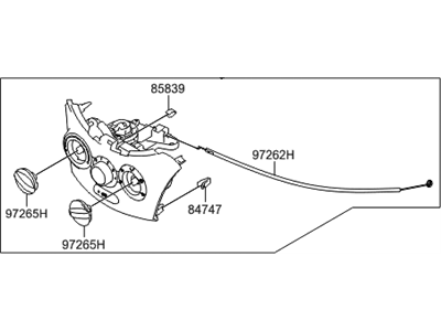 Hyundai Accent A/C Switch - 97250-1R160-RY