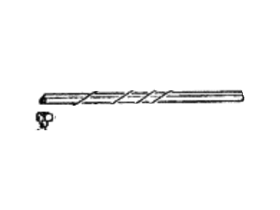 1987 Hyundai Excel Door Seal - 82210-21021