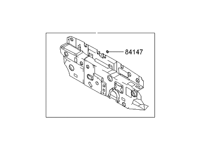 Hyundai 84120-2C000 Pad Assembly-Isolation Dash Panel