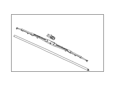 Hyundai 98350-2H000 Wiper Blade Assembly,Driver