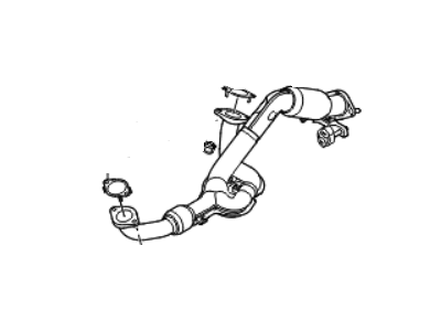 Hyundai 28610-3J450 Front Exhaust Pipe