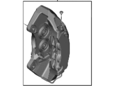 Hyundai Genesis Electrified G80 Brake Caliper - 58180-JIA00-CA