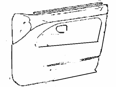1998 Hyundai Accent Weather Strip - 82231-22000