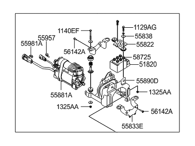 Hyundai 55823-3M100 Screw