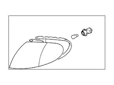 Hyundai 92301-29550 Lamp Assembly-Front Combination,LH