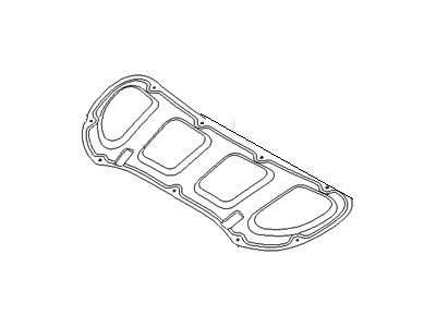 Hyundai 81125-1R010 Pad-Hood Insulating