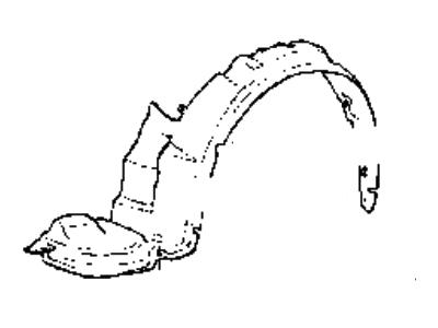 Hyundai Excel Wheelhouse - 86812-24011