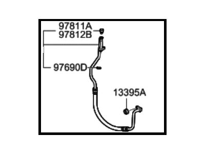 Hyundai 97762-0W301 Hose-Discharge