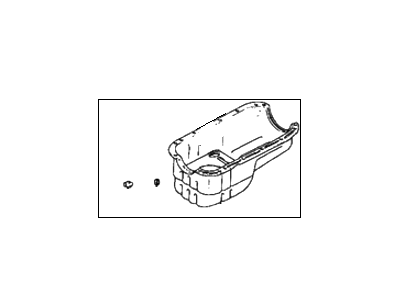 1995 Hyundai Sonata Oil Pan - 21510-35350