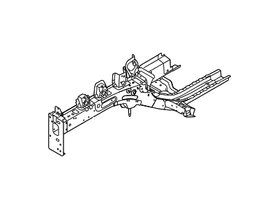 Hyundai 64606-A5000 Member Assembly-Front Side,RH