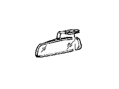 1992 Hyundai Elantra Car Mirror - 85101-28200-AR