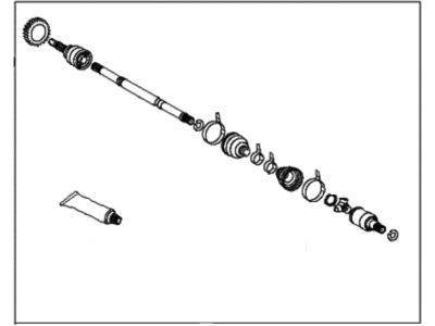 2002 Hyundai XG350 Drive Shaft - 49500-39800