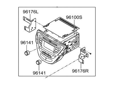 Hyundai 96170-3X915 Head Module-Audio