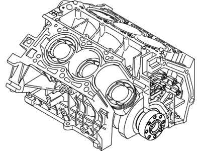 Hyundai 263R2-3CA0B Engine Assembly-Short