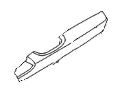 Hyundai 83350-2B000-J4 Rear Door Armrest Assembly, Left