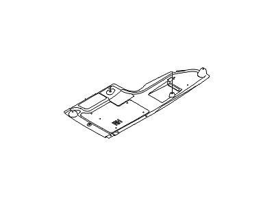 Hyundai 84147-C2500 Under Cover Assembly-Floor Rear,RH