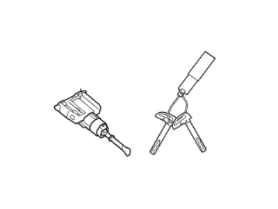Hyundai 81905-G2040 Lock Key & Cylinder Set