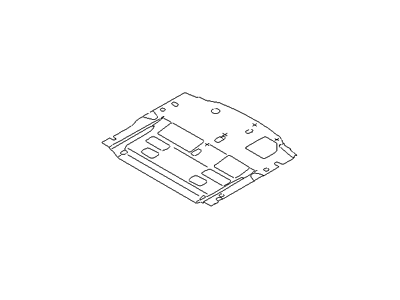 Hyundai 84265-4Z000 Carpet Assembly-Rear Floor