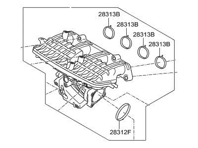 Hyundai Elantra Intake Manifold - 28310-03410