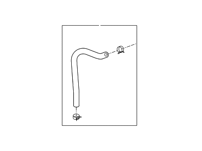 2016 Hyundai Elantra Oil Cooler Hose - 25470-03800