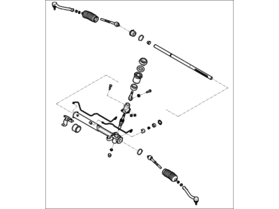 Hyundai Entourage Rack And Pinion - 57700-4D800-RM