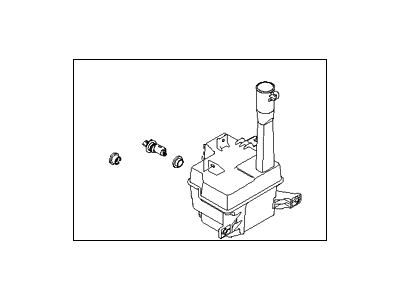 Hyundai 98620-3L000 Windshield Washer Reservoir Assembly