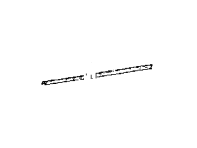 Hyundai 82210-24000 Weatherstrip Assembly-Front Door Belt Outside LH